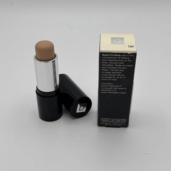 Dermablend Quick-Fix Body Foundation Stick 35W Tan Tattoo Scar Coverage NIB - Picture 6 of 6